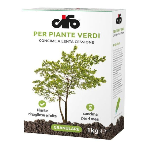 Concime Granulare Piante Verdi a Lenta Cessione - 1 kg - Cifo Cifo (2493157)