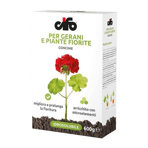 Concime Idrosolubile Gerani e Piante Fiorite - 600 gr - Cifo Cifo (2493159)