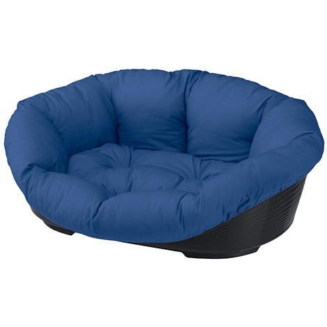 Cuccia Sofa in plastica con cuscino - Ferplast Blu / 2 Ferplast