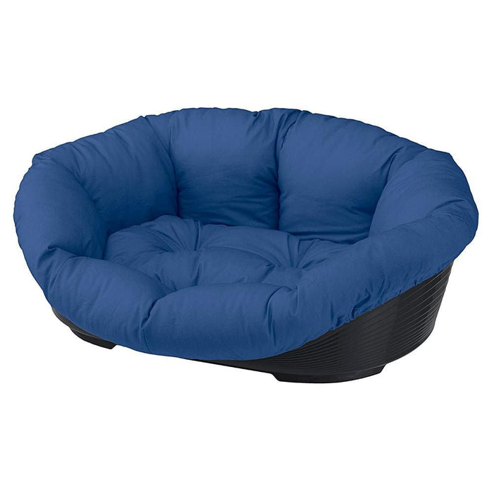 Cuccia Sofa in plastica con cuscino - Ferplast Blu / 6 Ferplast