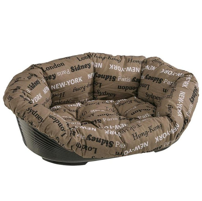 Cuccia Sofa in plastica con cuscino - Ferplast Marrone / 6 Ferplast