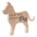 Decorazione cane in legno con scritta MillStore (2493513)