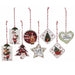 Decorazione natalizia in resina decorata da appendere - modelli assortiti Art From Italy (2567592)