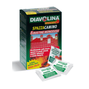 Diavolina Spazzacamino - 5 bustine da 50 gr Diavolina Fuoco (2493548)