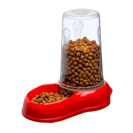 Dispenser di crocchette o acqua per cani e gatti Azimut - Ferplast Rosso / 3 Lt Ferplast (2493579)