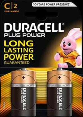 Duracell PILE MEZZA TORCIA Plus Power C in blister da pz.2 Duracell