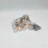 Decorative light chain 20 LED - Diamond - Champagne light