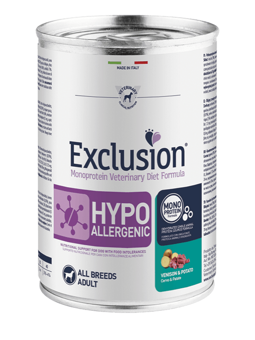 Exclusion Diet Hypoallrgenic Cervo e Patate umido - 400 gr Exclusion Diet Formula (2493694)