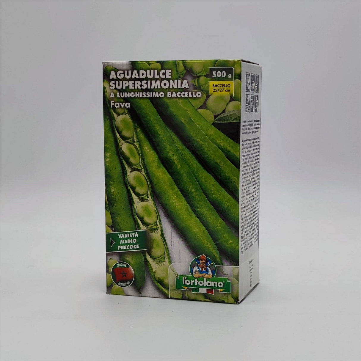 Fava Aguadulce Supersimonia a lunghissimo baccello - L'Ortolano 500 gr L'Ortolano (2493795)