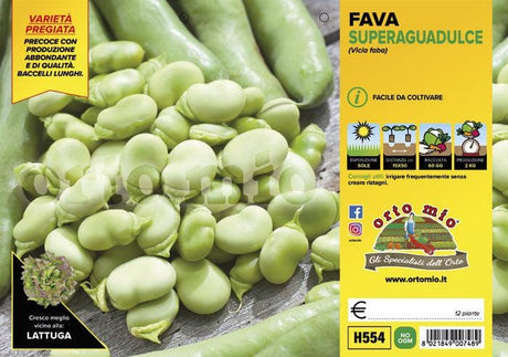 Fava Superaguadulce - 12 piante - Orto Mio Orto Mio (2493797)