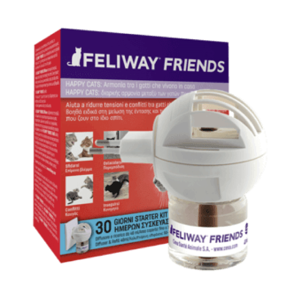 Feliway Friends Diffusore - 48 ml - Nuova generazione di Feromoni Ceva Vetem (2493803)