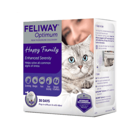 Feliway Optimum Diffusore - 48 ml - Nuova generazione di Feromoni Ceva Vetem (2493804)