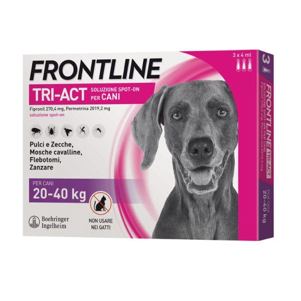 Frontline Tri-Act Cani taglia Grande da 20 a 40 Kg - 3 Fiale Frontline (2494238)