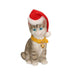 Gatto con cappello di Babbo Natale e campanellino Modello 1 Vacchetti (2494290)