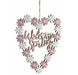 Ghirlanda in legno da appendere Welcome Spring Rosa Art From Italy (2567594)