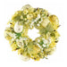 Ghirlanda pasquale decorativa con fiori e uova artificiali Giallo/Verde MillStore (3189458)