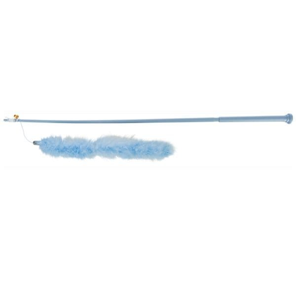 Gioco Canna da Pesca con Boa di Piume - Trixie Azzurro Trixie (2494349)