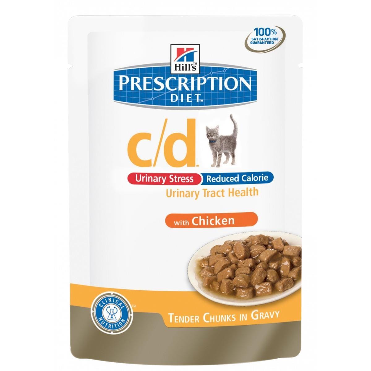 Hill's Prescription Diet C-D Urinary Stress Reduced Calorie Umido - 12 x Gr.85 Hill's (2494655)