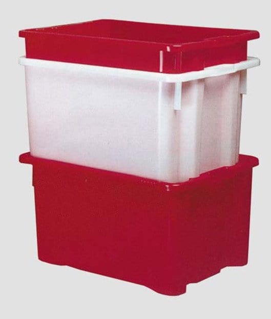 ICS Cassa uva, per alimenti, in due capacità e due colori. Bianco / Lt.  65 ICS (2494690)