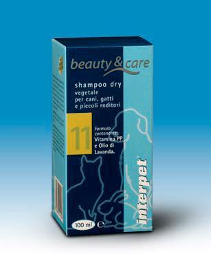 Interpet Shampoo Beauty & Care N°11  Secco Vegetale Ml 100 - Per Cane, Gatto E Piccoli Animali Interpet (2494813)