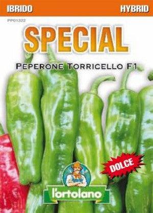 L'Ortolano PEPERONE TORRICELLO F1 busta sementi ibrida L'Ortolano (2495032)