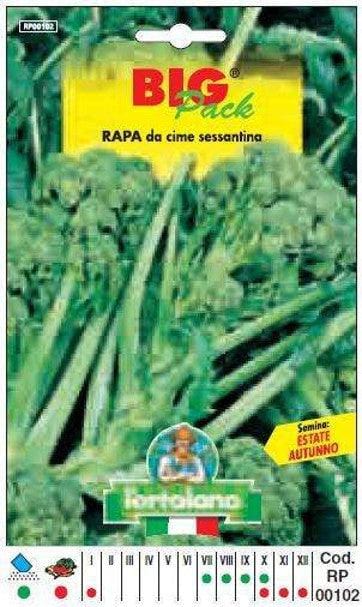 L'ortolano Rapa Da Cime Sessantina Big Pack - Busta Sementi L'Ortolano (2495037)