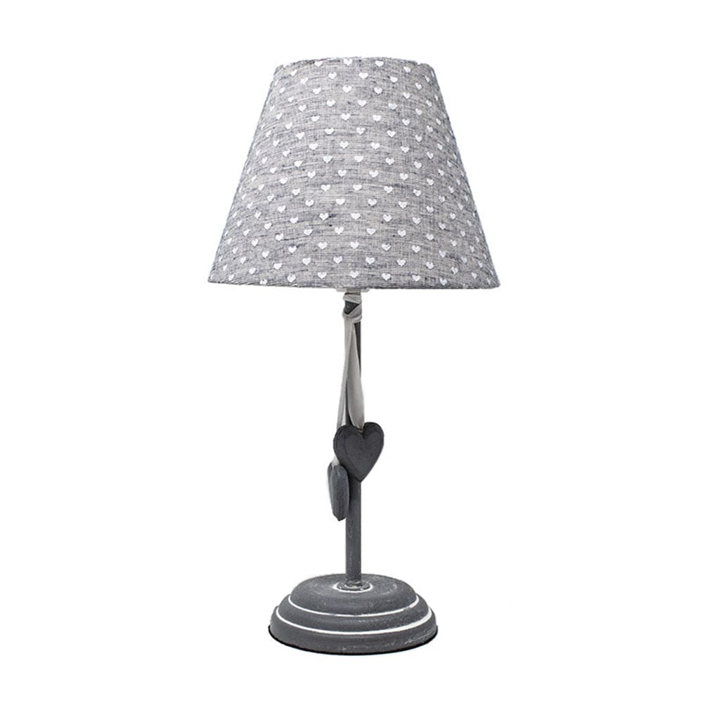 Lampada da tavolo con paralume grigio Vacchetti (2559455)