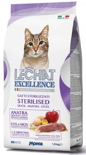 LeChat Excellence Sterilised - Anatra 1,5 kg LeChat (2495185)