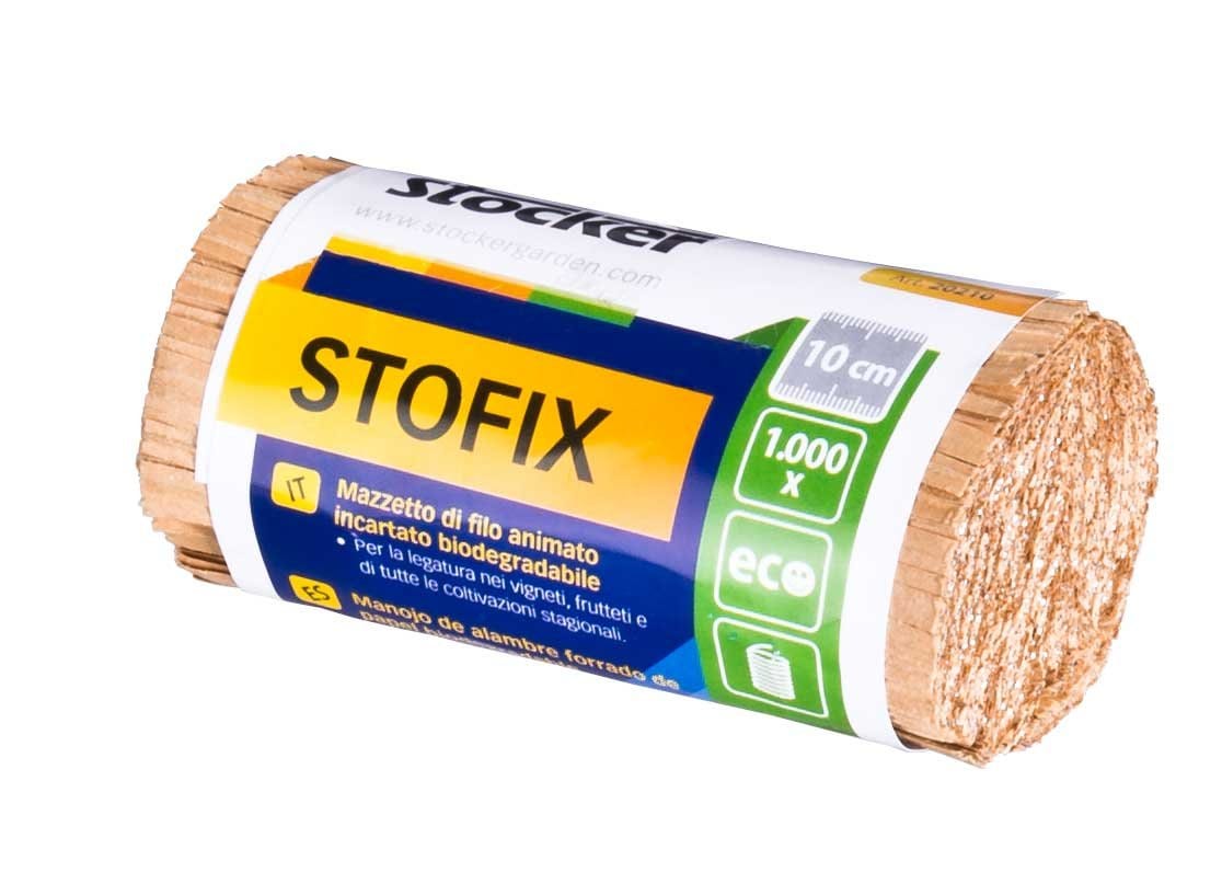 Legacci Piattina Stofix Biodegradabile - Mazetti da 1000 pz - Stocker Stocker