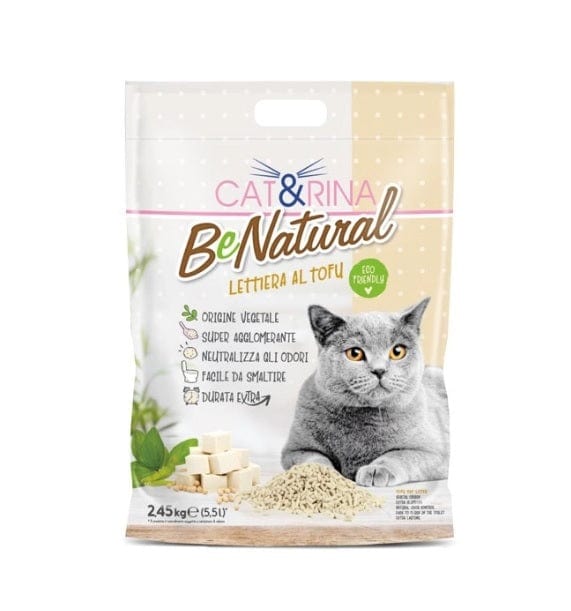 Lettiera agglomerante pellet tofy Cat&rina BeNatural - 5,5 Lt Lt. 5 Cat&rina (2495244)