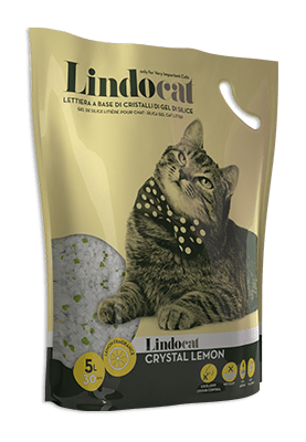 Lettiera Crystal al Silicio - Profumo di Limone - 5 lt - Lindocat Lindocat (2495247)