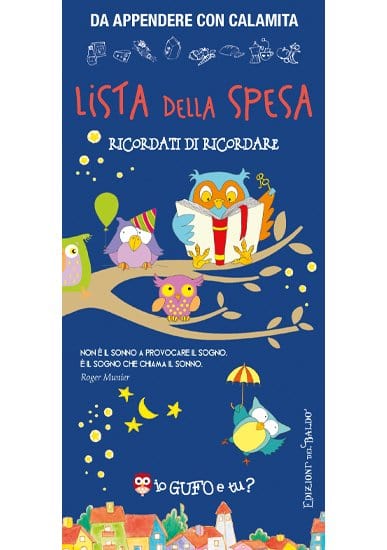 Lista della spesa - Io Gufo e Tu? New - Edizioni Del Baldo Edizioni del Baldo (2495285)