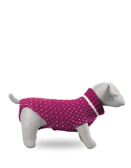 Maglioncino a Collo Alto Victoria per Cani - Magenta Bengy (2495353)