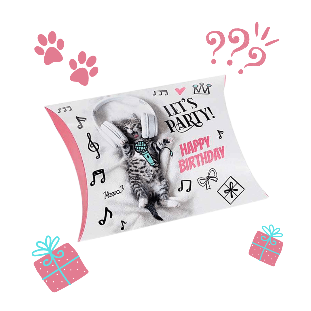 Mini box Regalo Gatto - Happy Birthday MillStore