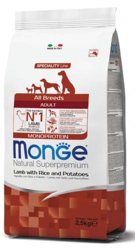 Monge Superpremium All Breeds Adult per cani - Agnello con Riso e Patate 12 kg Monge Superpremium (2495764)
