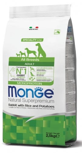 Monge Superpremium  All Breeds Adult per Cani - Coniglio con Riso e Patate 12 kg Monge Superpremium (2495752)