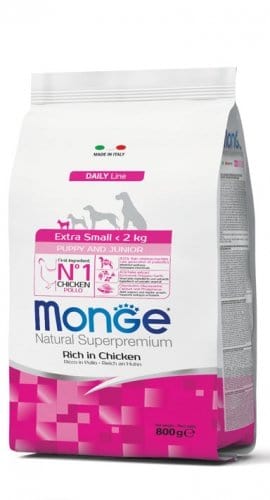 Monge Superpremium Extra Small Puppy & Junior per cuccioli - Pollo 800 gr Monge Superpremium (2495770)