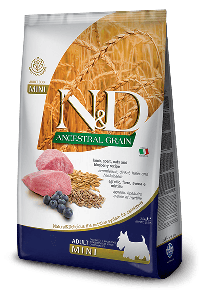 N&D Farmina Ancestral Adult Mini all'Agnello e Mirtilli 2,5 kg N&D Farmina (2495837)