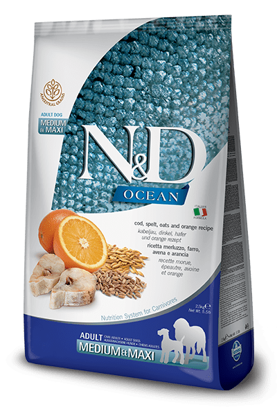 N&D Farmina Ocean Ancestral Adult Medium - Maxi al Merluzzo N&D Farmina (2495841)