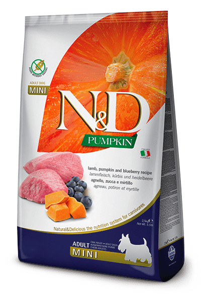 N&D Farmina Pumpkin Adult Mini Agnello e Mirtillo 2,5 kg N&D Farmina (2495851)