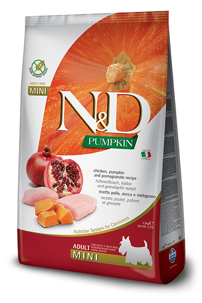 N&D Farmina Pumpkin Adult Mini Pollo e Melograno 2,5 kg N&D Farmina (2495852)