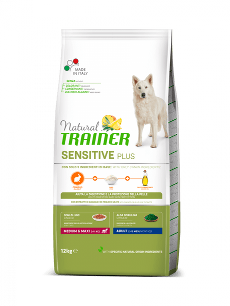 Natural Trainer Sensitive - Adult Medium - Maxi - Coniglio 12 kg Natural Trainer (2495934)