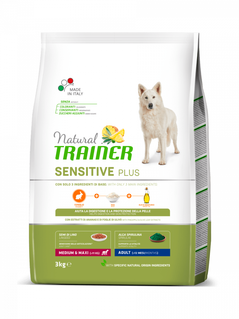 Natural Trainer Sensitive - Adult Medium - Maxi - Coniglio 2 kg Natural Trainer (2495933)