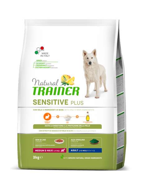 Natural Trainer Sensitive - Adult Medium - Maxi - Coniglio 2 kg Natural Trainer (2495933)