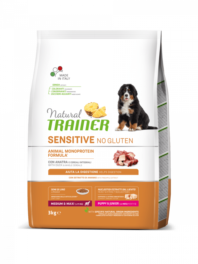 Natural Trainer Sensitive Puppy & Junior - Anatra - Medium - Maxi 12 kg Natural Trainer (2495956)