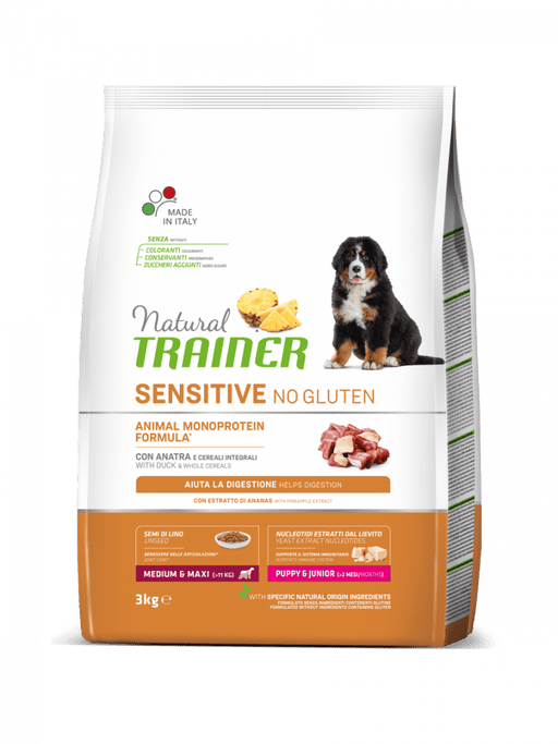 Natural Trainer Sensitive Puppy & Junior - Anatra - Medium - Maxi 12 kg Natural Trainer (2495956)