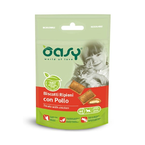 Oasy Biscotti Ripieni - Snack per Gatti Oasy (2496069)