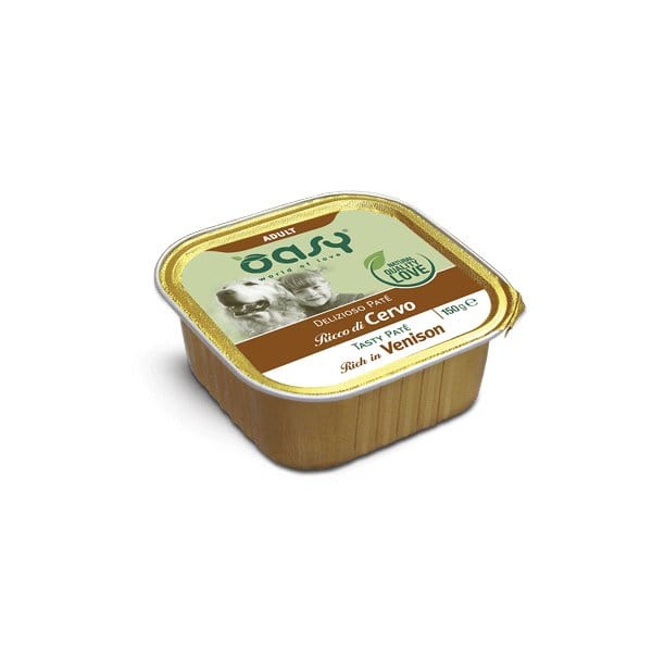 Oasy Delizioso Paté - Adult - Umido per Cani Cervo Oasy (2496077)
