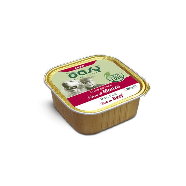 Oasy Delizioso Paté - Adult - Umido per Cani Manzo Oasy (2496075)