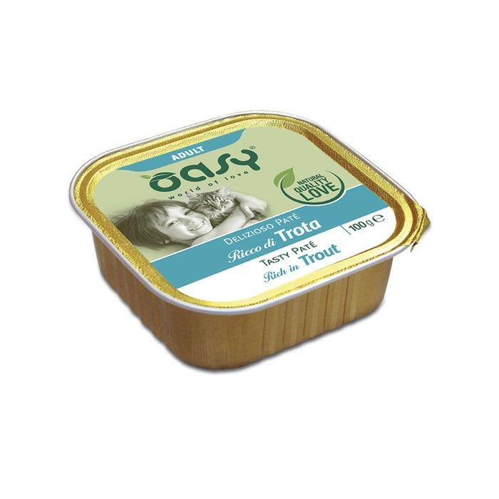 Oasy Delizioso Patè - Adult . Umido per Gatti Trota Oasy (2496092)